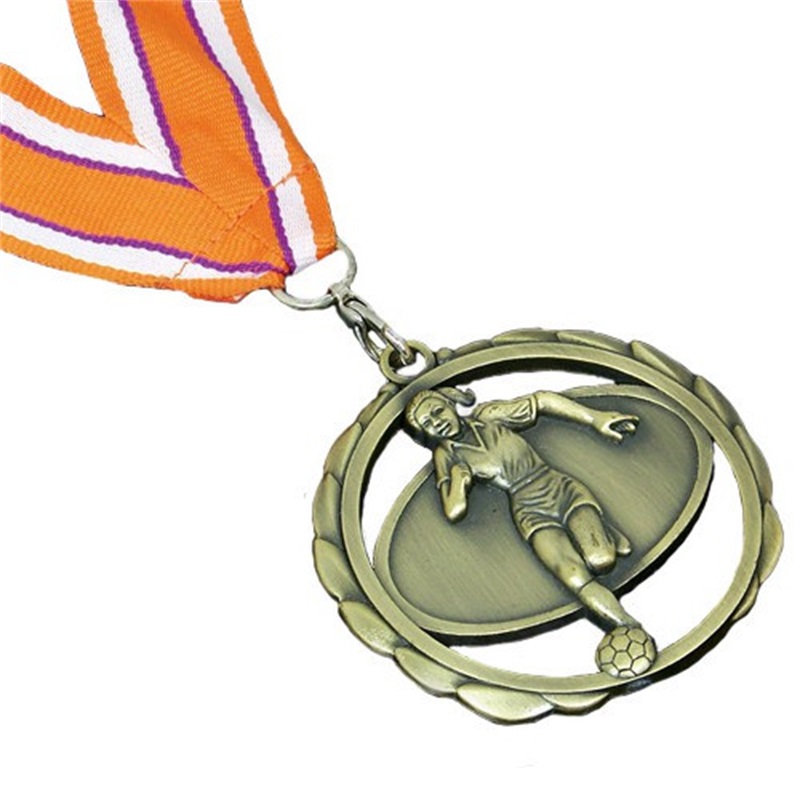 Ammattimainen räätälöity mitali suunnittelu omat 3D Gold Award -metallimitalit